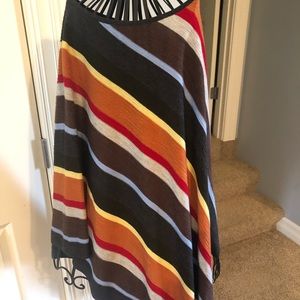 Kerisma multicolor poncho.